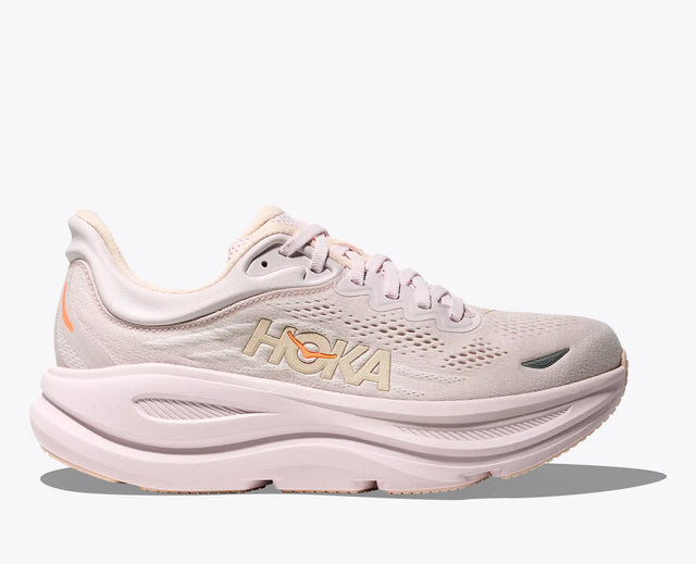 Hoka WMNS Bondi 9 - Lilac Cream/Tangerine Glow