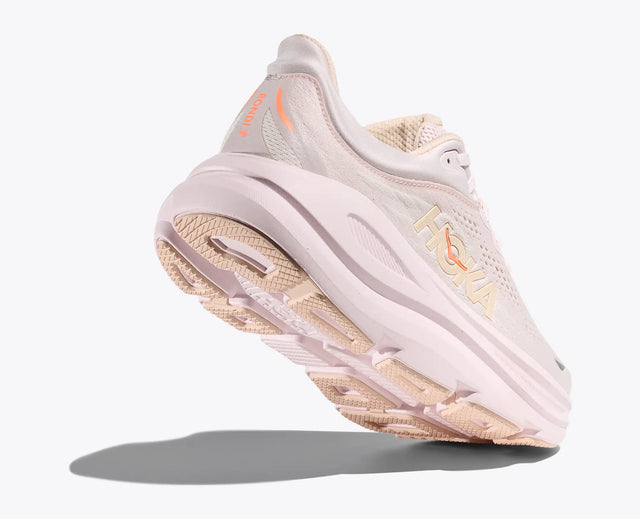 Hoka WMNS Bondi 9 - Lilac Cream/Tangerine Glow