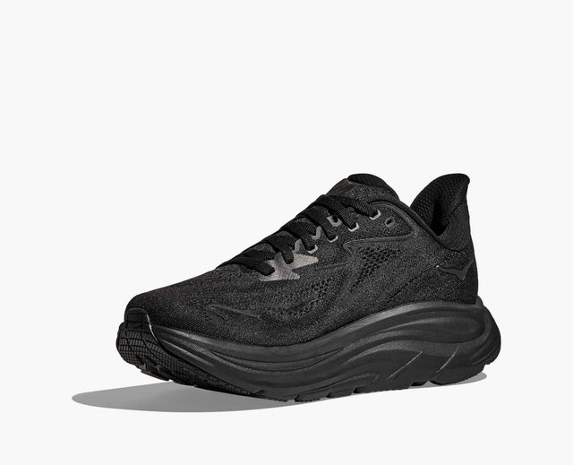 Hoka Clifton 10 - Black/Black-Preorder Item-Navy Selected Shop
