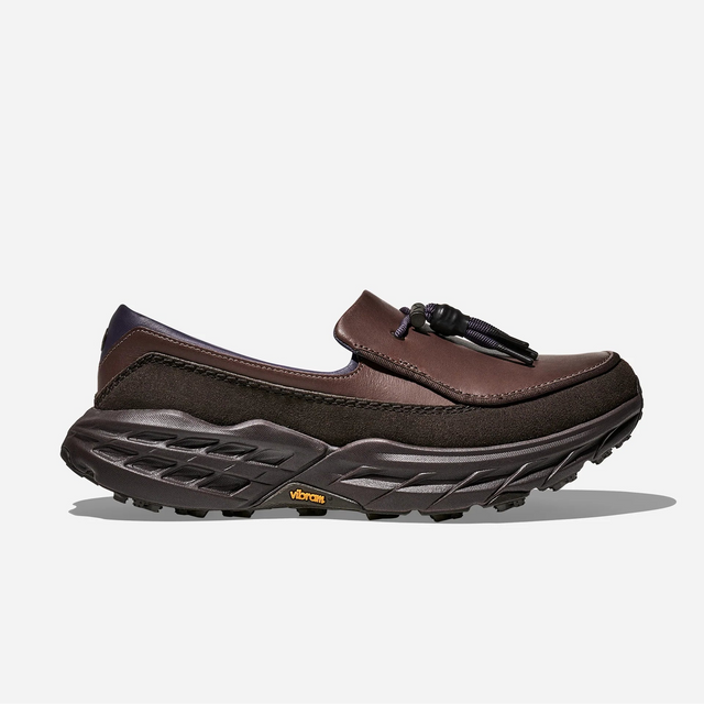 Hoka Speed Loafer - Walnut/Cast Iron-Preorder Item-Navy Selected Shop
