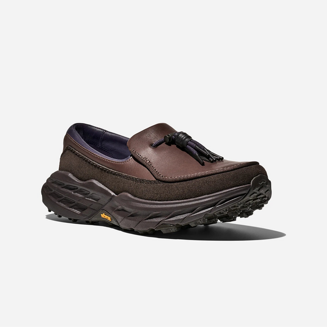 Hoka Speed Loafer - Walnut/Cast Iron-Preorder Item-Navy Selected Shop