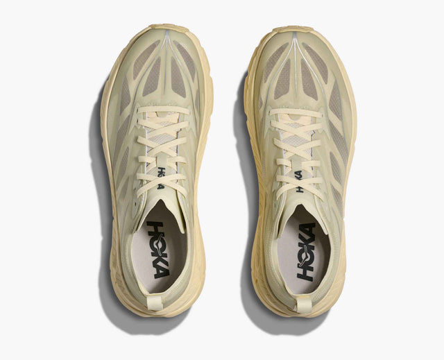Hoka Mafate Speed 4 Lite - Truffle Salt/Vintage Yellow-Preorder Item-Navy Selected Shop