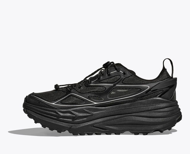 Hoka Stinson One7 - Black/Silver-Preorder Item-Navy Selected Shop
