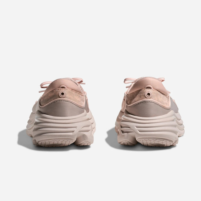 Hoka WMNS Bondi Mary Jane - Beech Wood/Stucco-Preorder Item-Navy Selected Shop