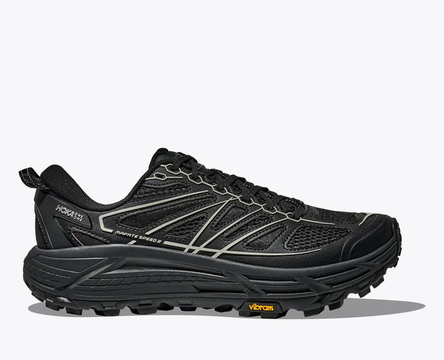 Hoka Stealth/Tech Mafate Speed 2 - Black/Carbon Black-Preorder Item-Navy Selected Shop