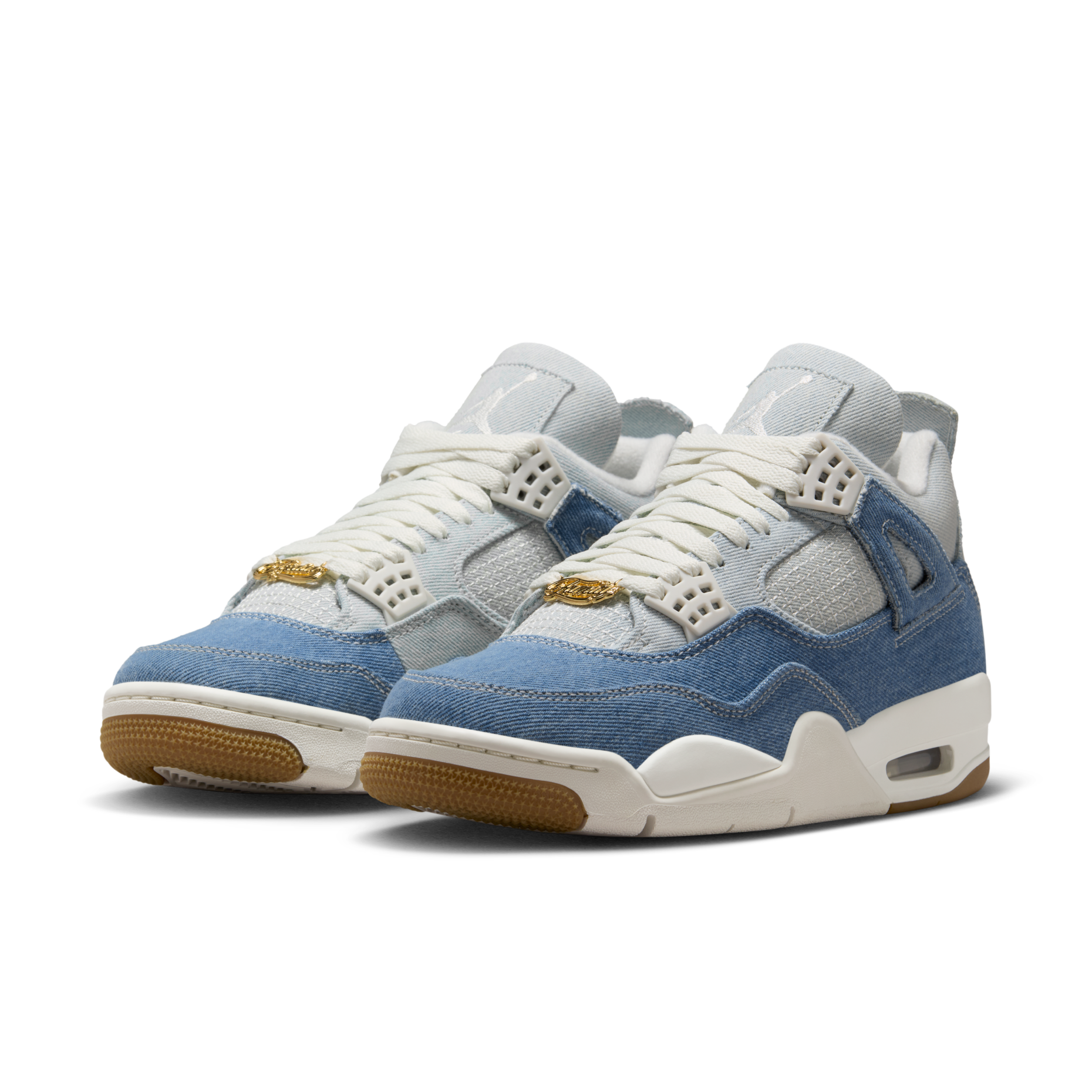 blue and gold jordan 4s