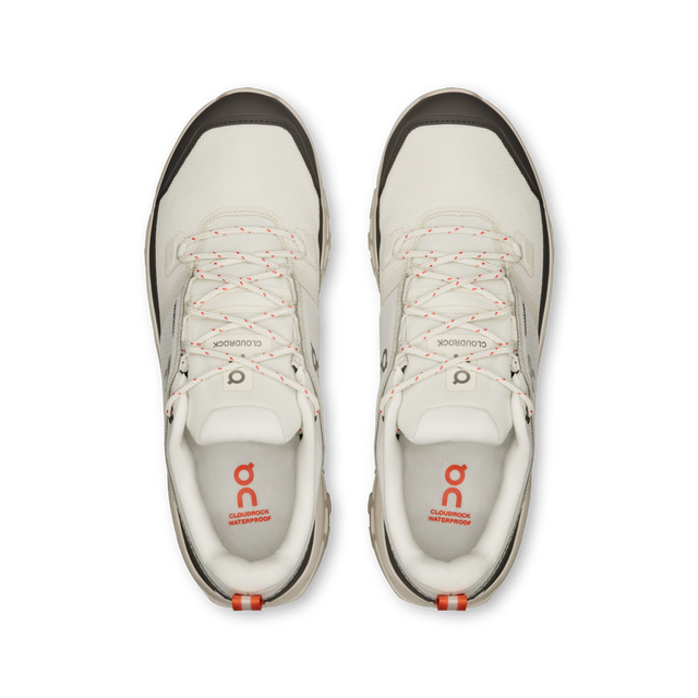 On WMNS Cloudrock Low Waterproof - Ivory/Ivory