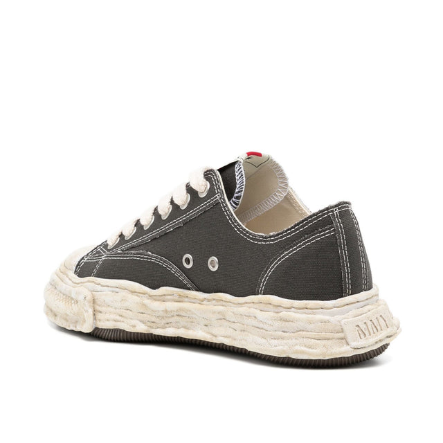 Maison MIHARA YASUHIRO "PETERSON23" OG Dyed Sole Canvas Low-top - Gray-Preorder Item-Navy Selected Shop