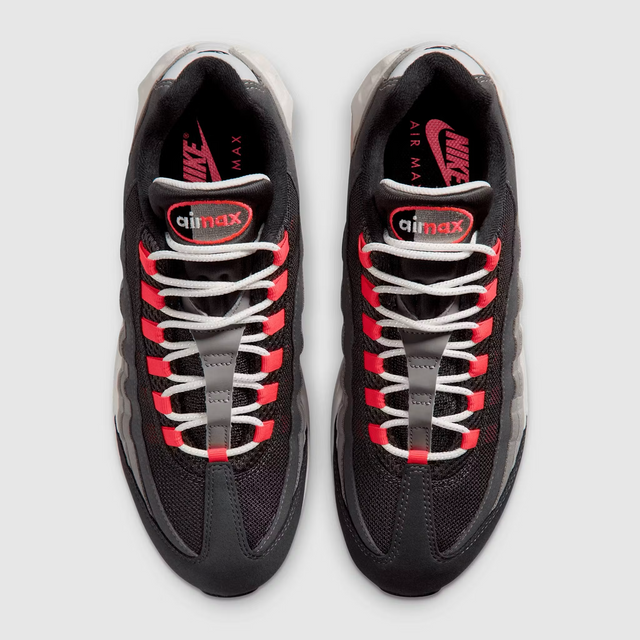 Nike Air Max 95 OG Big Bubble "Reverse Solar Red" - Anthracite/Solar Red/Light Graphite/Light Charcoal/Pearl Grey/Black-Preorder Item-Navy Selected Shop