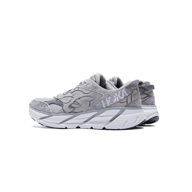 Hoka Clifton L Suede TP - Galactic Grey/Satellite Grey-Preorder Item-Navy Selected Shop