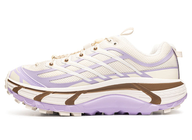 Hoka Mafate Three 2 Wordmark - Alabaster/Iris Flower-Preorder Item-Navy Selected Shop