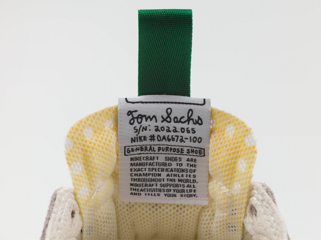 Tom Sachs x NikeCraft General Purpose Shoe “Bricolage” - Summit White/Birch/Pine Green/University Gold-Preorder Item-Navy Selected Shop