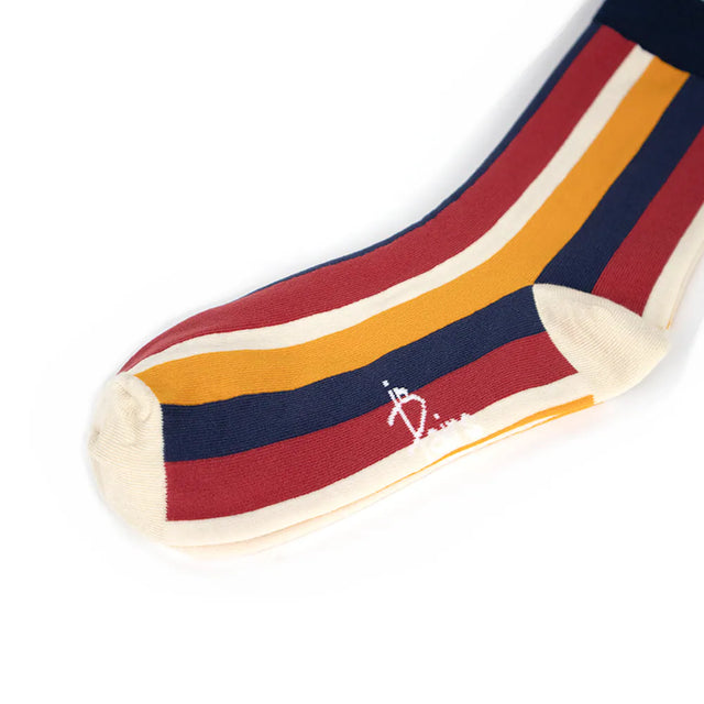 直條紋 Straight Stripes - 藍 Blue - Made in Taiwan-socks-Navy Selected Shop