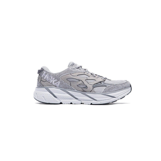 Hoka Clifton L Suede TP - Galactic Grey/Satellite Grey-Preorder Item-Navy Selected Shop