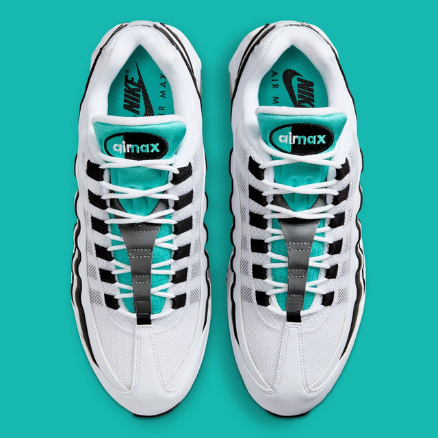 Nike Air Max 95 OG - White/Hyper Jade/Black/Metallic Silver-Preorder Item-Navy Selected Shop