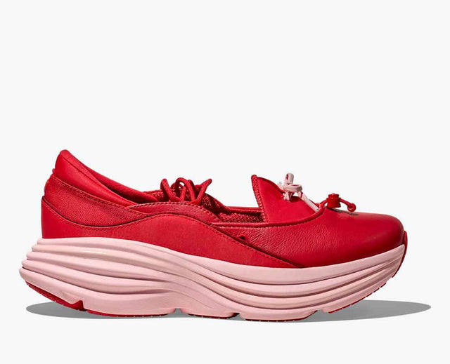 Hoka Bondi Mary Jane - Cerise/Rose Tea-Preorder Item-Navy Selected Shop