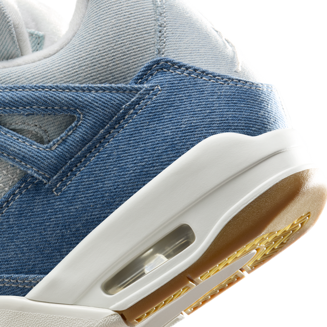 Nike WMNS Air Jordan 4 Retro - Sail/Gum LT Brown/Worn Blue/Metallic Gold-Preorder Item-Navy Selected Shop