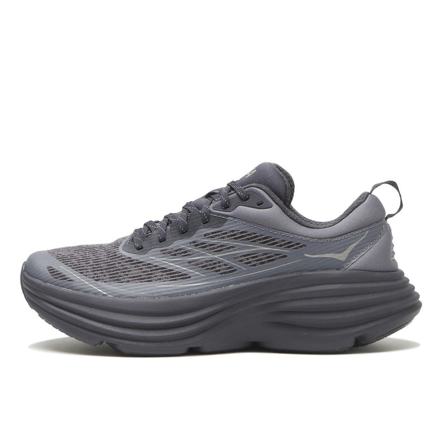 Hoka Bondi 8 TS Caged - Charcoal Grey/Grey Skies-Preorder Item-Navy Selected Shop