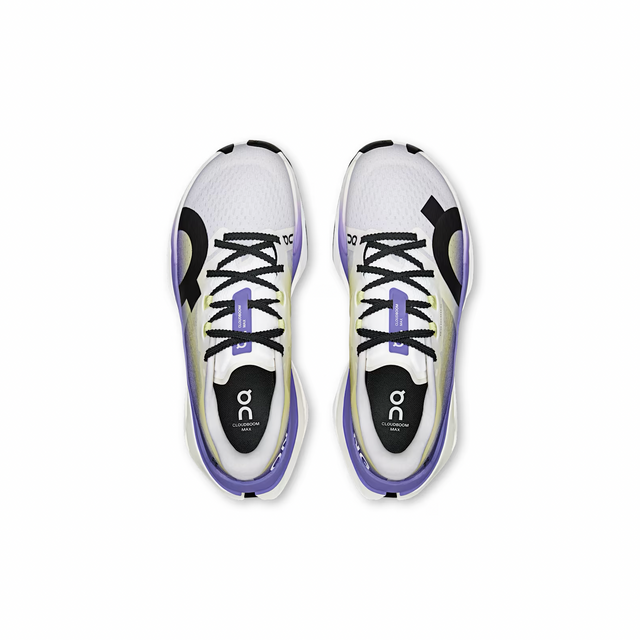 On Cloudboom Max - White/Juniper