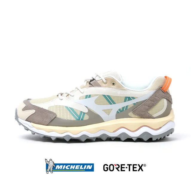 Mizuno Wave Mujin TL Goretex - Mojave Desert/Snow White/Peach-Preorder Item-Navy Selected Shop