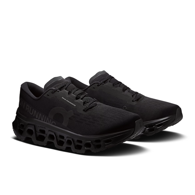 On Cloudmonster 3 - Black/Black-Preorder Item-Navy Selected Shop