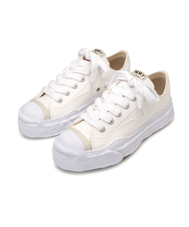 Maison MIHARA YASUHIRO "HANK" OG Sole Canvas Low-top - White-Preorder Item-Navy Selected Shop