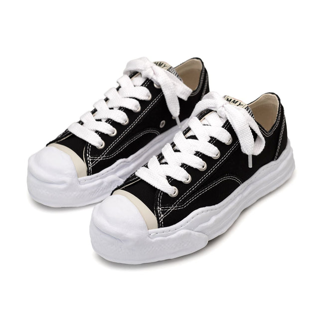 Maison MIHARA YASUHIRO "HANK" OG Sole Canvas Low-top - Black-Preorder Item-Navy Selected Shop