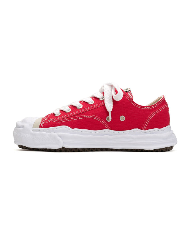 Maison MIHARA YASUHIRO "HANK" OG Sole Canvas Low-top - Red-Preorder Item-Navy Selected Shop