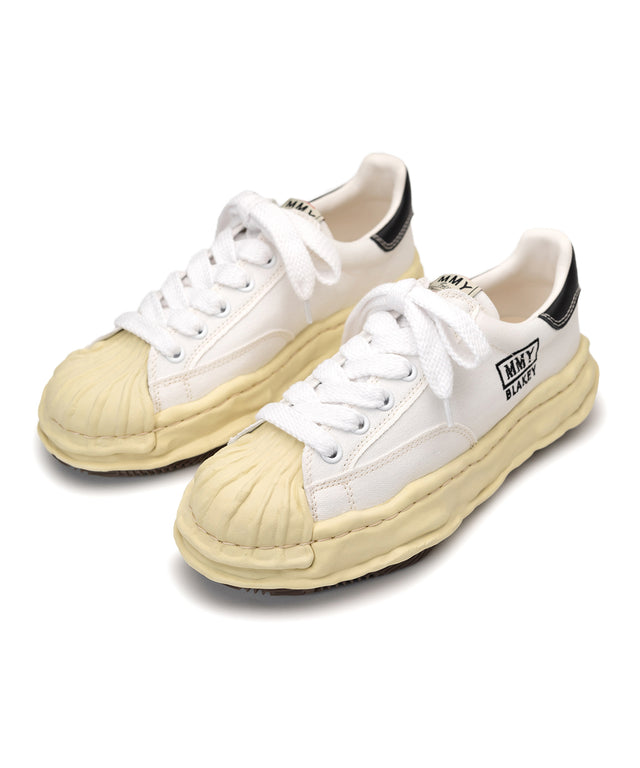 Maison MIHARA YASUHIRO "BLAKEY" VL OG Sole Canvas Low-top - White-Preorder Item-Navy Selected Shop