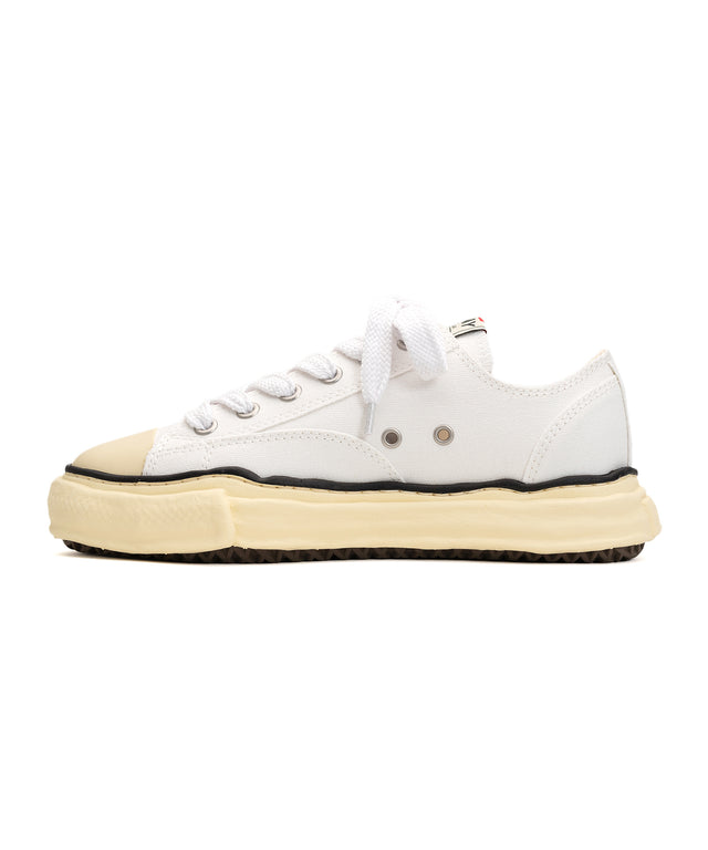 Maison MIHARA YASUHIRO "PETERSON" VL OG Sole Canvas Low-Top - White-Preorder Item-Navy Selected Shop