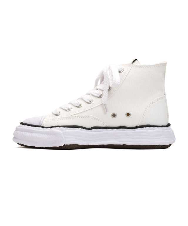 Maison MIHARA YASUHIRO "PETERSON23" OG Sole Canvas High-top - White-Preorder Item-Navy Selected Shop