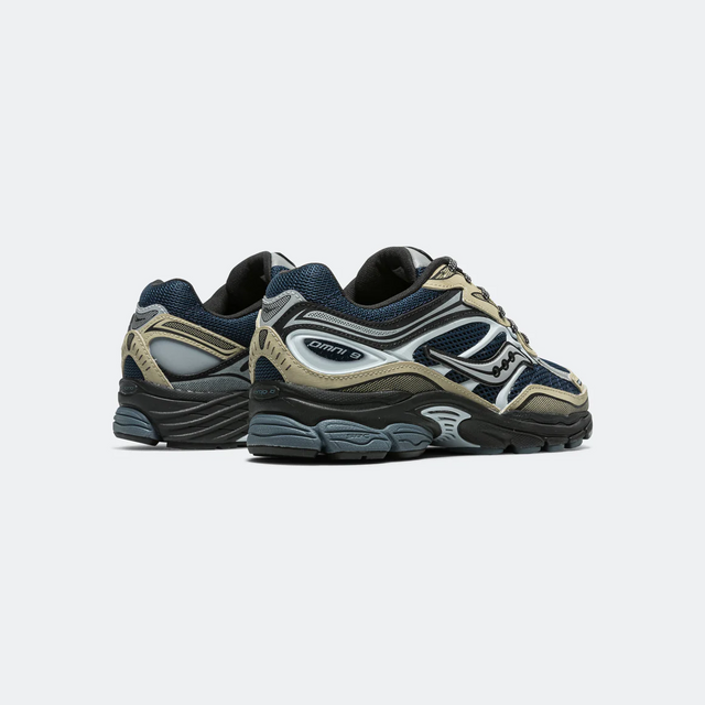 Saucony Progrid Omni 9 Winter Tech - Blue/Brass-Preorder Item-Navy Selected Shop