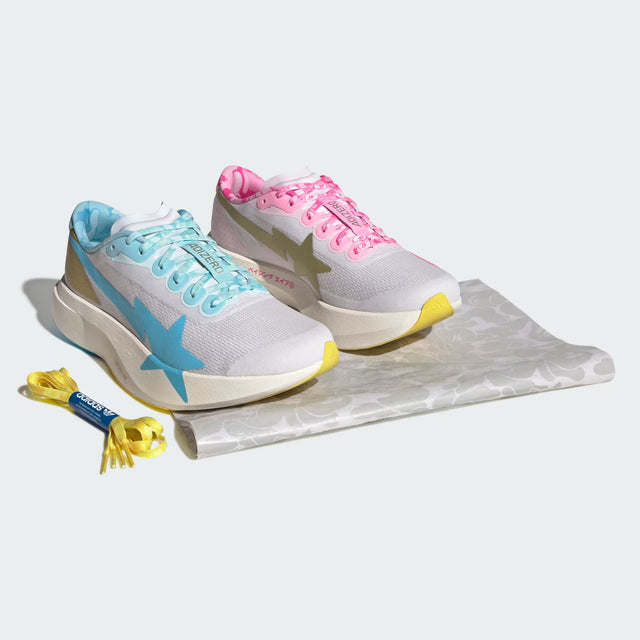 BAPE x adidas Adizero EVO SL - Cloud White/Gold Metallic/Off White-Preorder Item-Navy Selected Shop
