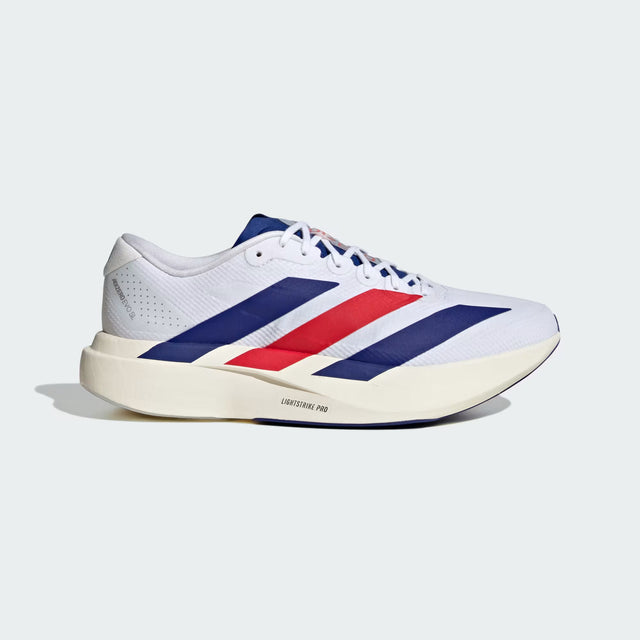 adidas Adizero EVO SL Woven - Cloud White/Mystery Ink/Pure Ruby-Preorder Item-Navy Selected Shop
