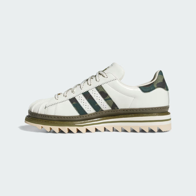CLOT x Bape x Adidas Superstar by Edison Chen - Off White/Branch/Olive Cargo