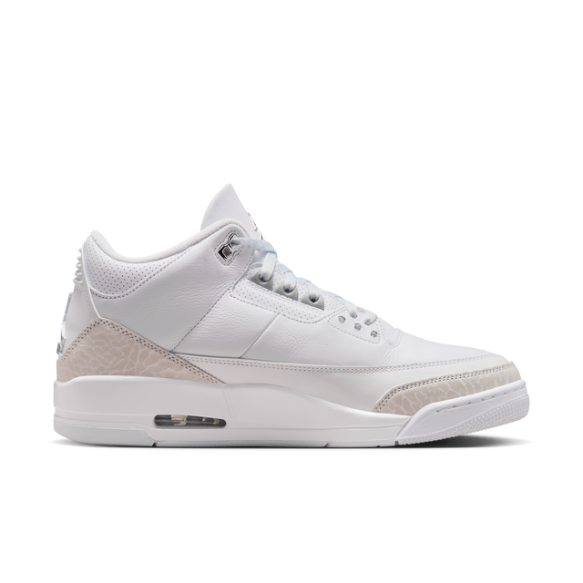 Nike Air Jordan 3 Retro "Pure Money" - White/Metallic Silver-Preorder Item-Navy Selected Shop