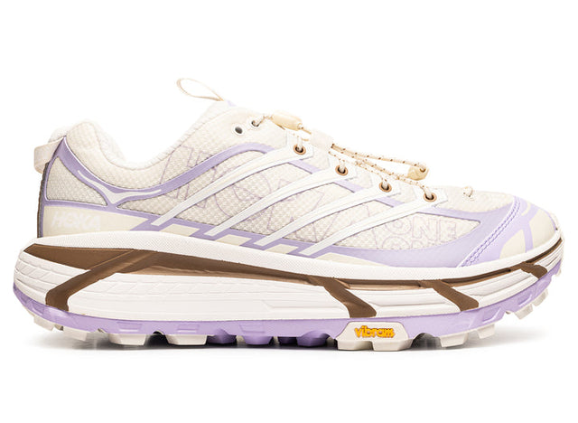 Hoka Mafate Three 2 Wordmark - Alabaster/Iris Flower-Preorder Item-Navy Selected Shop