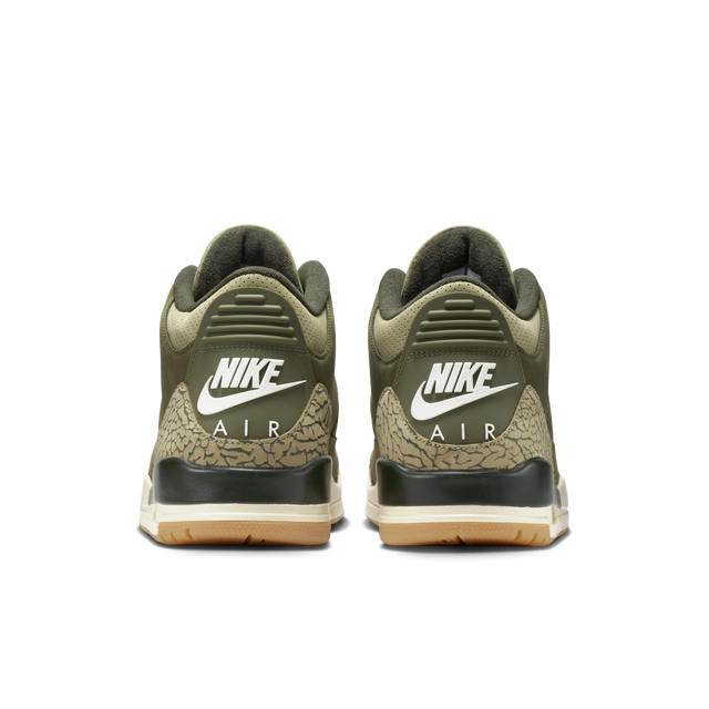 Nike Air Jordan 3 Retro - Medium Olive/Sequoia/Neutral Olive/Sail/Total Crimson-Preorder Item-Navy Selected Shop