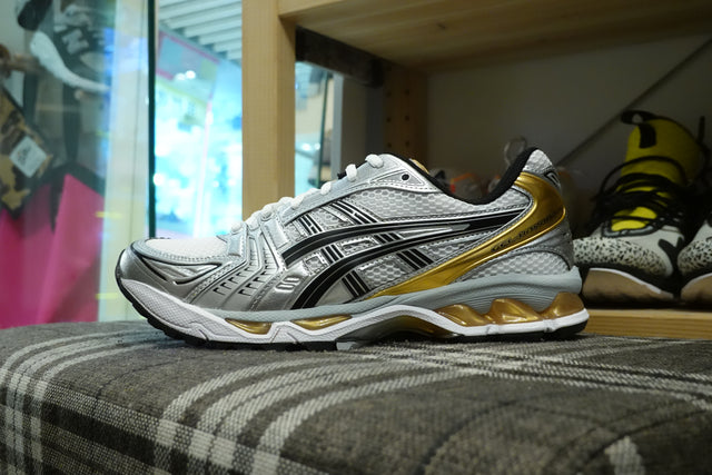 Asics Gel Kayano 14 - White/Pure Gold-Preorder Item-Navy Selected Shop