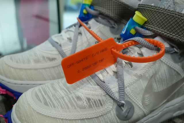 Off-White x Nike AF1 Mid “White/Clear White”