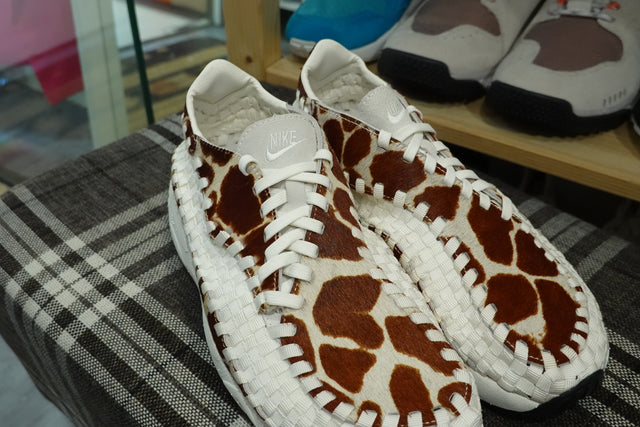 Nike WMNS Air Footscape Woven Cow Print - Natural/Brown-Sneakers-Navy Selected Shop