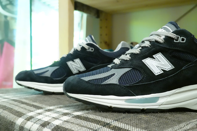 New Balance U991NV2 Made in England-Sneakers-Navy Selected Shop