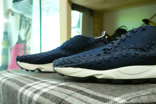 Nike WMNS Air Footscape Woven - Denim/Wheat Gold/Obsidian/Coconut Milk-Preorder Item-Navy Selected Shop