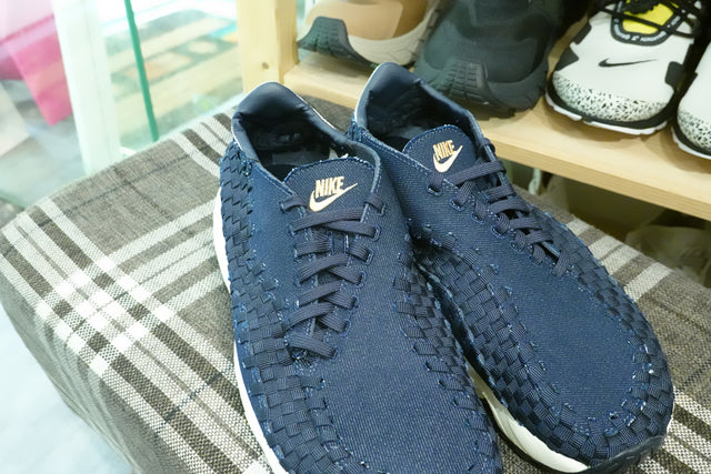 Nike WMNS Air Footscape Woven - Denim/Wheat Gold/Obsidian/Coconut Milk-Preorder Item-Navy Selected Shop