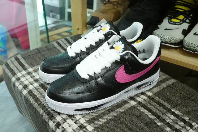 PEACEMINUSONE x Nike Air Force 1 '07 "Paranoise" - Black/Pinkfire II/Tour Yellow/New Emerald-Preorder Item-Navy Selected Shop