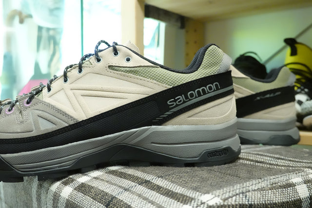 Salomon Lab X-ALP Leather - Pewter/Vintage Khaki/Black-Preorder Item-Navy Selected Shop