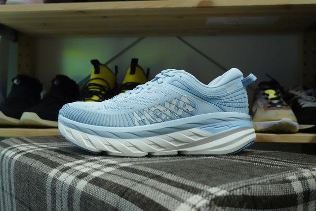 Hoka WMNS Bondi 7 - Ice Water/White-Preorder Item-Navy Selected Shop