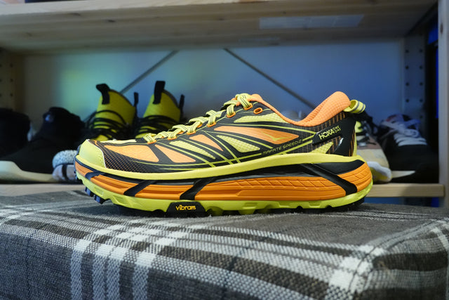 Hoka Mafate Speed 2 - Electric Tangerine/Hoka Citrus-Preorder Item-Navy Selected Shop