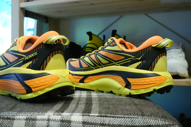 Hoka Mafate Speed 2 - Electric Tangerine/Hoka Citrus-Preorder Item-Navy Selected Shop