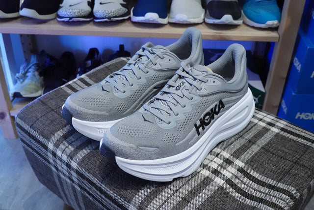 Hoka Bondi 9 - Galactic Grey/Stellar Grey-Preorder Item-Navy Selected Shop